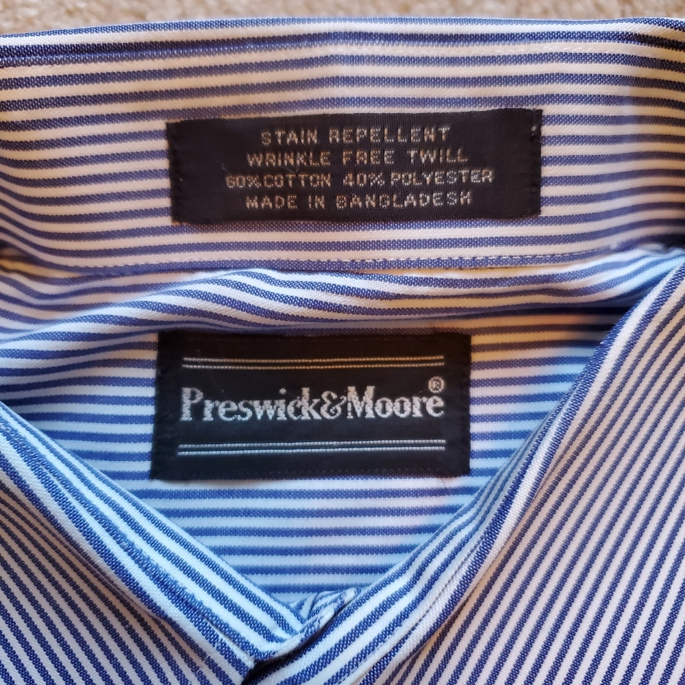 Preswick & Moore Mens' Dress Shirt - Picture 2 of 3